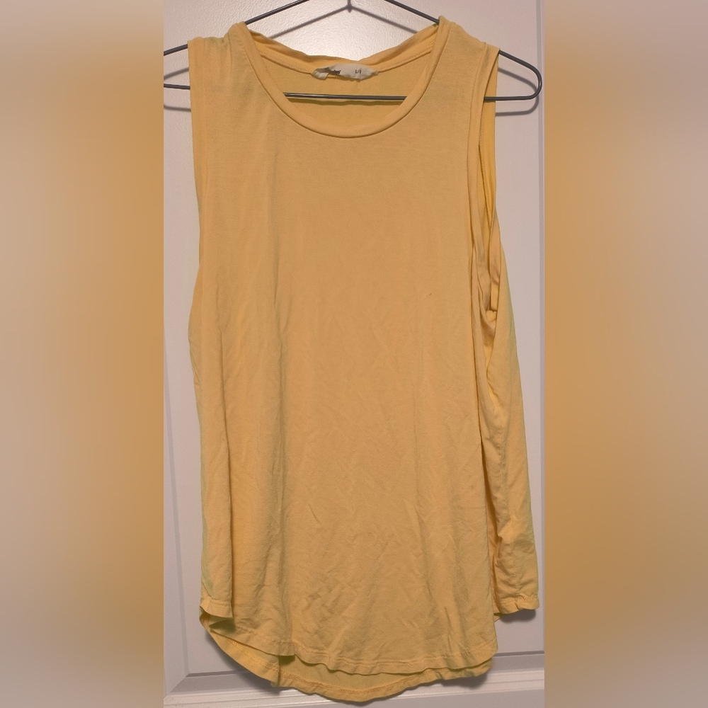Bluenotes Light Yellow Tank Top